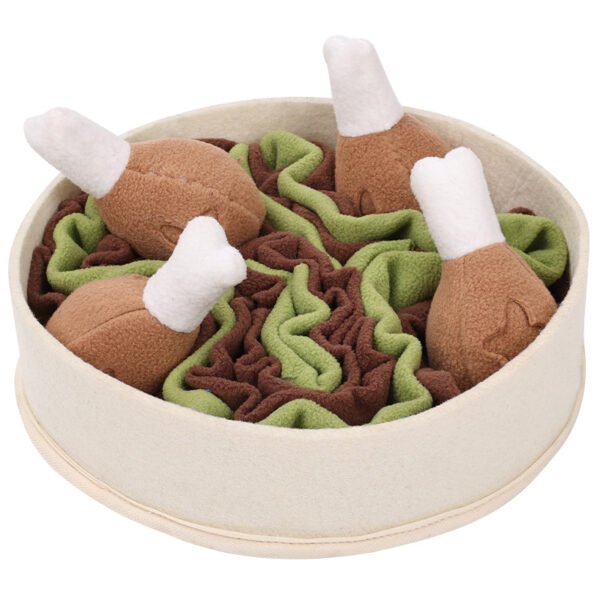 Drumstick Design Dog Snuffle Toy