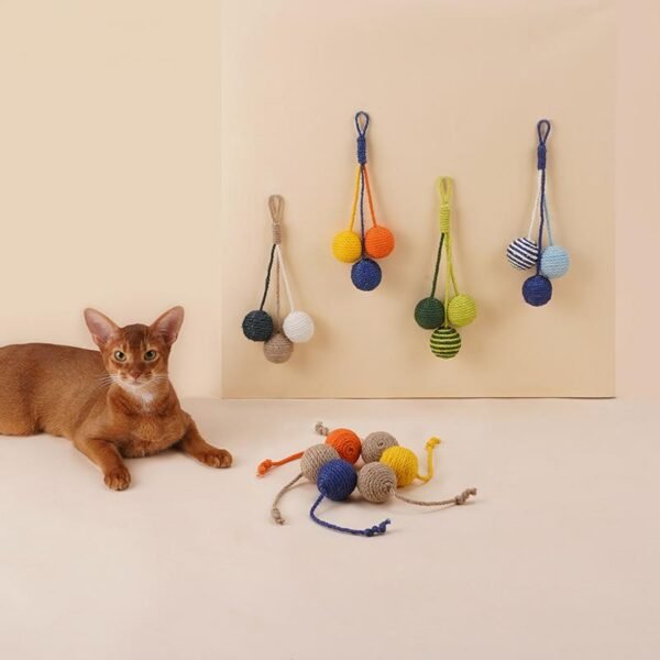 Jute Ball Cat Toys