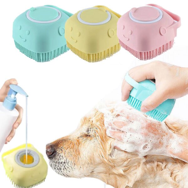 Silicone Pet Massage Bath Brush