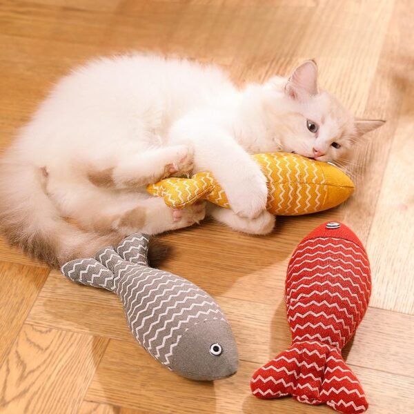 Catnip Fish Toys 3pcs