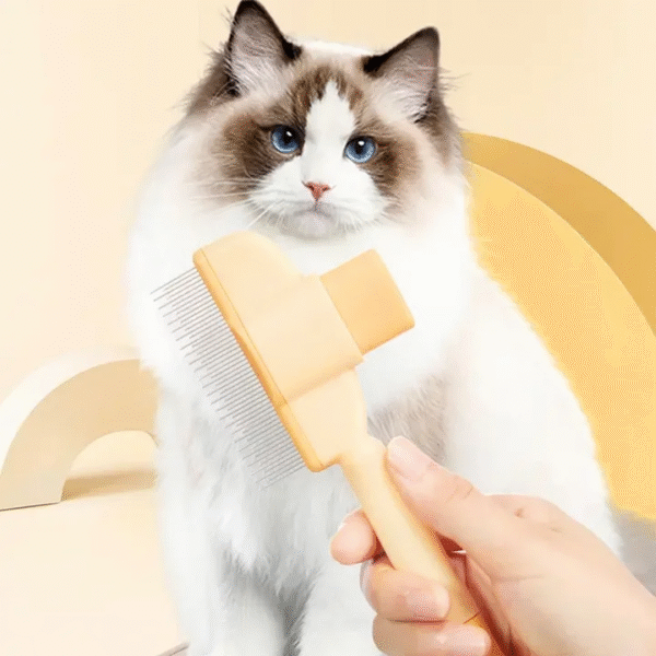 Cat Brush with Release Button