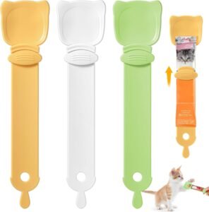3pcs Squeeze Spoon Feeder for Cat Liquid Snack