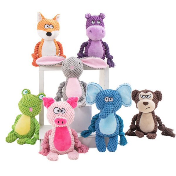 Soft Plush Interactive Squeaky Dog Toy